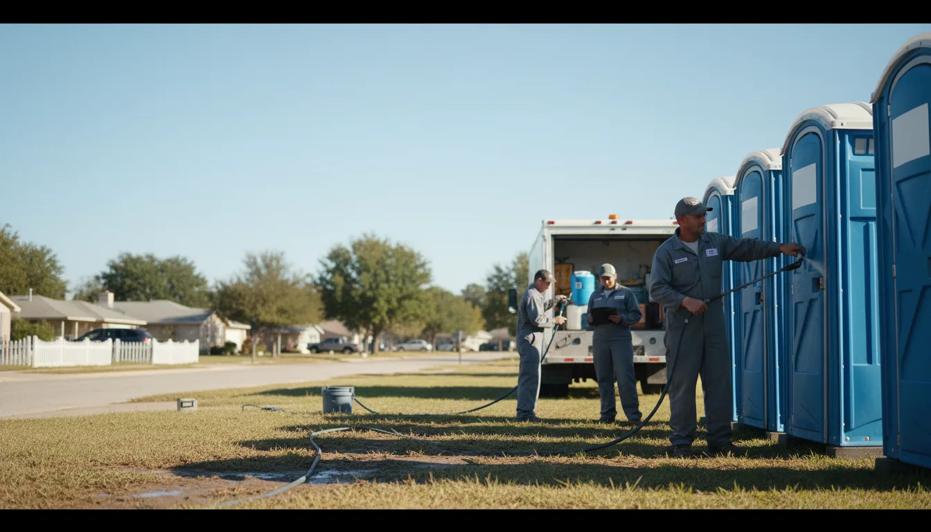 Long-Term Portable Toilet Rental in Stanfield, NC near me